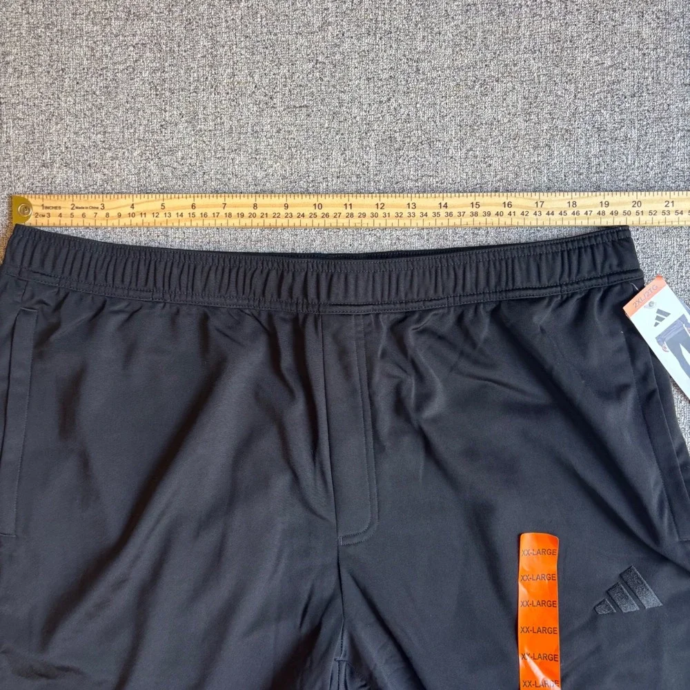 Adidas Tricot Pant Mens 2XL Black Athletic Ankle Zip Gym Soccer‎ Training